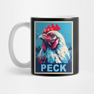 Pun Chicken Gifts Men Kids Women Meme Funny Chicken Mug